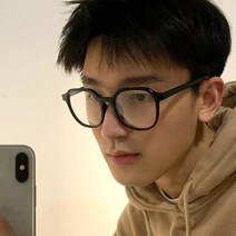 안경 뿔테 블랙 프레임 프레임 는 남성용 트렌디 한 대형 프레임과 일치 할 수 평면
