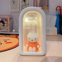 가정용 miffy 피규어 소형 침실 정음 칠석 온열가습기, T01-미피 화이트핑크 토끼