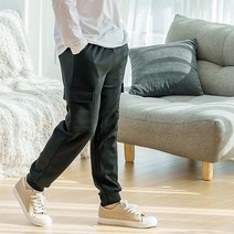 코튼원 면스판 FIT 카고바지 남자 조거팬츠