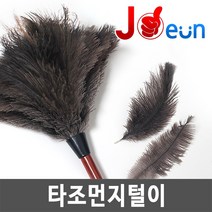 먼지털이 천연양모먼지털이 천연타조먼지털이 보풀제거기, 타조먼지털이-中-단모