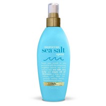 OGX Argan Oil of Morocco Hair Texturizing Sea Salt Spray Curl Defining Leave In Hair Styling Mist for Tousled Beach Waves and Textured Hold Paraben