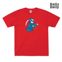 KellyDolly 브랜드 호러 5종 남성 여성 면 반팔티