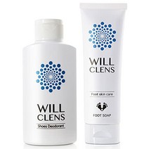 윌 클렌즈 풋 스크럽 (풋 비누 + 신발 파우더) ウィル クレンズ フットスクラブ (フットソープ＋シューズパウダー)
