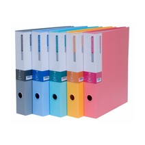 대흥 D링 3공 클리어 PP 화일 A4 50매 RF935, 노랑