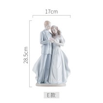 YCS1648 야드로인형 스페인 백색자기 세라믹 도자기인형 생기인형 빈티지오브제 소품샵 빈티지소품샵 여자아이방꾸미기 발리인테리어 자개모빌, E