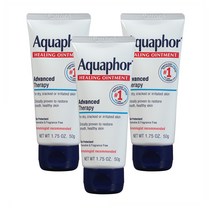 아쿠아퍼 건성 피부 연고 손 팔꿈치 발 뒤꿈치 갈라짐 보습 50g 3개 Aquaphor Healing Ointment