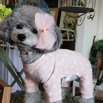 코코스튜디오 강아지옷 꽃무늬 블라썸 잠옷 파자마