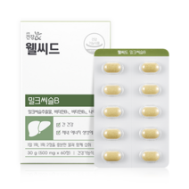 웰씨드 밀크씨슬B 30일분 실리마린 130mg 함유 히말라야 원산지