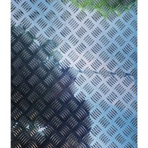 알루미늄판 체크판 절단 2T 300x300(mm)