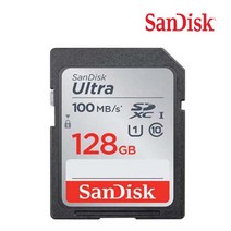 SONY 알파 A6400 카메라 호환 메모리카드 128GB, 선택하세요, san ultra SD카드 128GB