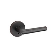 Kwikset 155MIL RDT 11P CP 밀라노 베네시안 브론즈 베드/욕실 레버 1406803
