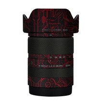 셀프촬영 18-50 F2.8 렌즈 비닐 데칼 스킨 시그마 18-50mm F2.8 DC DN 컨템포러리 소니 마운트 프리미엄, 07 Fantasy Red