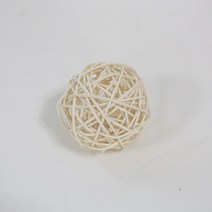 달리베리 내추럴 라탄볼 원형볼 행잉 꽃꽂이 원예수업재료 나무공, 7.5cm