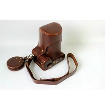 디럭스 에디션 PU 가죽 카메라 케이스 커버 니콘 D750 D3200 D810 P900S 용 가방 배터리 열기 보관 포함, 04 Brown D810