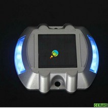 도로표시등 도로표지병 태양광 쏠라 LED 안전유도등 반사체 도로 블루 led 방수 말굽 디자인 태양 에너지 도로 스터드 빛, 어번