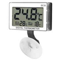 Oubit 수족관 온도계 DC16 LCD 디지털 어항 방수 온도 USA 미국