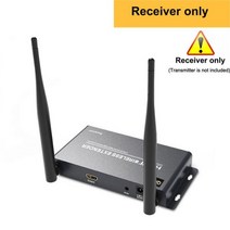 34인치모니터 와이드 세로 모니터 200M 무선 HDMI Extender 비디오 송신기 수신기 PS4 DVD 컴퓨터 노트북 PC-TV 최대 4 RX 1x4 화면, [02] Only 1 RX, [04] US Plug