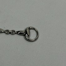 고급 쁘띠 트월리 스카프링 스카프고리 D형 실버