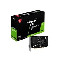 MSI 게이밍 지포스 GTX 1630 4GB GDRR6 64비트 HDMI DP DVI 싱글 팬 OC ITX 그래픽 카드, 1개
