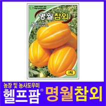 헬프팜 명월참외 500립 씨앗 종자 그린하트바이오