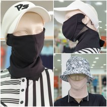 팜스프링스 넥커버 골프 통풍 마스크si0619iu, 블랙