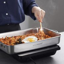 키친아트 떡볶이철판 닭갈비철판 곱창판 고기철판 사각볶음팬, 단품
