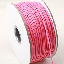 비즈아이 폴리치즈줄 1mm 패션 팔찌, 06_폴리치즈줄1mm_진핑크_450cm, 1개