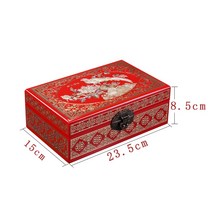 자게장 나비장 옷장 나전칠기장 보석함 돌반지 귀걸이 보관 자개장, W프리미엄 23박스-레드-금수전개