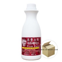프룻스타 냉장 자두베이스 1kgx5개, 단품, 단품