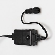비츠온 LED 트리구 DC24V 점멸기 컨트롤 8타입 점멸등 96구 300구용(55901), DC24V 점멸 흑색선 (55901)