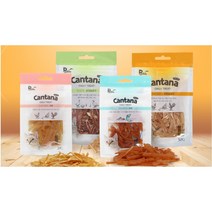 펫라이프 칸타나 고양이 간식 트릿 부드러운 냥이가 좋아하는 육포 50g, 5개, 치킨&대구