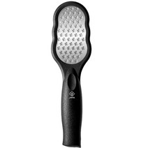 발뒤꿈치각질제거기 전동 굳은살 제거기 휴대용 스테인레스 스틸 각질 제거용 발 파일 스크레이퍼 강판 스크러버 습식 건식 페디큐어 풋 케어, [01] Black