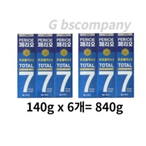페리오 토탈7 오리지널 어드밴스 치약 120g / 프로폴리스 함유, 1개, 840g