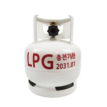 3KG 가스통 휴대용 캠핑용 야외용 프로판 LPG, 1개