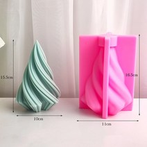 실리콘 토끼 몰드 곰돌이 도넛 원형 틀 Diy 원추형 기하학 곡선 열 실리콘 촛불 금형 3D 크리 에이 티브 회, 05 C