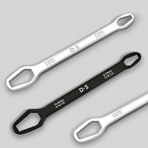 만능 멀티렌치 스패너 육각 렌치 8-22mm 공구 몽키, 만능 멀티렌치-블랙, 멀티렌치(대형 블랙)