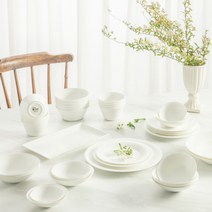 한국도자기 더쉐프 6인 홈세트 원형 32p 그릇세트