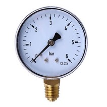0-6bar 1 4 NPT Thread Pressure Gauge Side Mount Manometer Dial Plate for Fuel Air Measuring Tools, 01 TYPE1