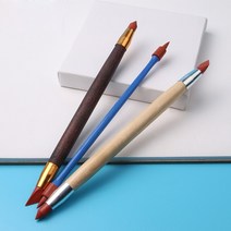 도예도구 도자기도예도구 세라믹도예도구3Pcs 실리콘 고무 셰이퍼 펜 더블 헤드 도자기 클레이 조각 도구, 한개옵션0