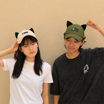 고양이 조종사 모자 파일럿모자, 고양이 조종사 모자 ( 오프화이트 ), 단품