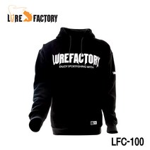 루어팩토리 LFC-100 쉴드브랜드후드티 (형제피싱-GK), 블랙 M
