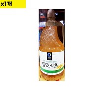 식자재 식재료 유통 도매) 양조식초(대상 1.8L) 1개 land0765*46392195XB, 1, 본상품선택