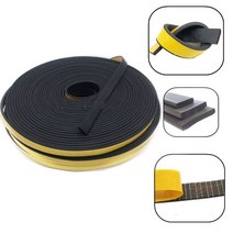 100cm EPDM 발포 고무 범퍼 스트립 방음 자체 접착 스폰지 씰 테이프 충돌 방지 씰 가스켓 도어 창 하드웨어, 1미터, 5mm X40mm, 1개