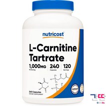 뉴트리코스트 엘카르니틴 500mg 240캡슐 120회분, 720 캡슐(3병)