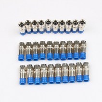 Multitool 와이어 스트리핑 압착 펜치 동축 케이블 콜드 프레스 클램프 RG59 RG6 케이블 TV 압착 도구 세트 20 F 헤드, 1개, 단일