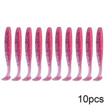 어탐기 어군탐지기 낚시장비 수심 측정기 10 pcs 색상 대조 미끼 실리콘 낚시 미끼 5.5cm 스윔 미끼 인공 미끼 잉어 어군 탐지기 액세서리, 1-10개