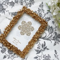 꽃액자 말린꽃보관 앤틱액자거치대 생일선물 가족사진 포토테이블 빈티지소품샵