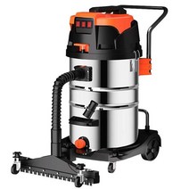 산업용 진공 청소기 다기능 브러쉬 패키지 건습식, 80L 푸시 및 흡입 듀얼 모터 3600W