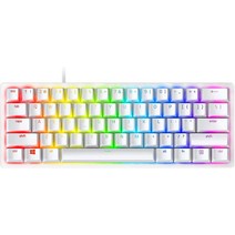 Razer Huntsman Mini 60 게이밍 키보드 컬러풀 머큐리 화이트 리뉴얼버젼, 기본