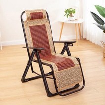 대나무힐링의자 선배드 썬텐의자 접이식 대나무 벤치 어른 점심 휴식 등나무 의자노인, 25 팔걸이 마사지(전방관) 스트라이프 그레